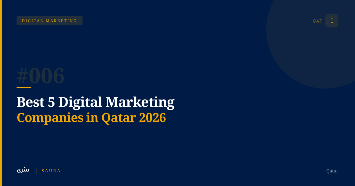 Best 5 Digital Marketing Companies in Qatar 2026